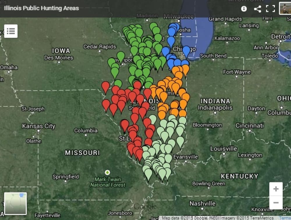 These Guys Mapped Every Public Hunting Area in Illinois and the Result