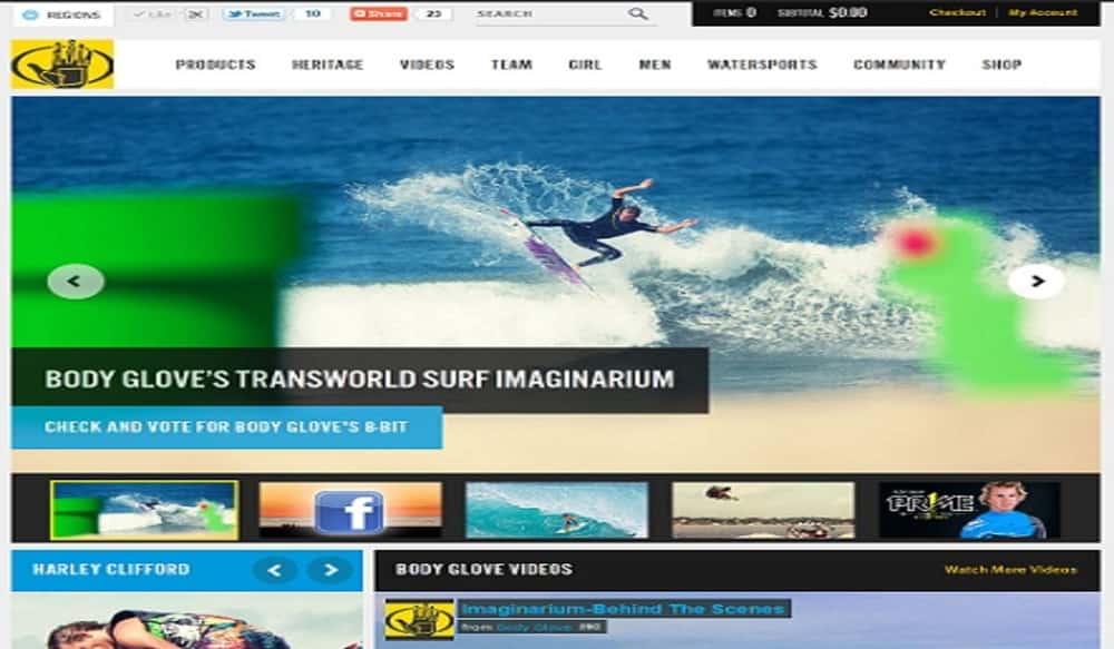 Body Glove Debuts Brand New site OutdoorHub