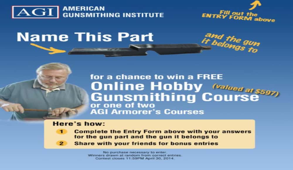 American Gunsmithing Institute (AGI) Announces Gunsmithing Course