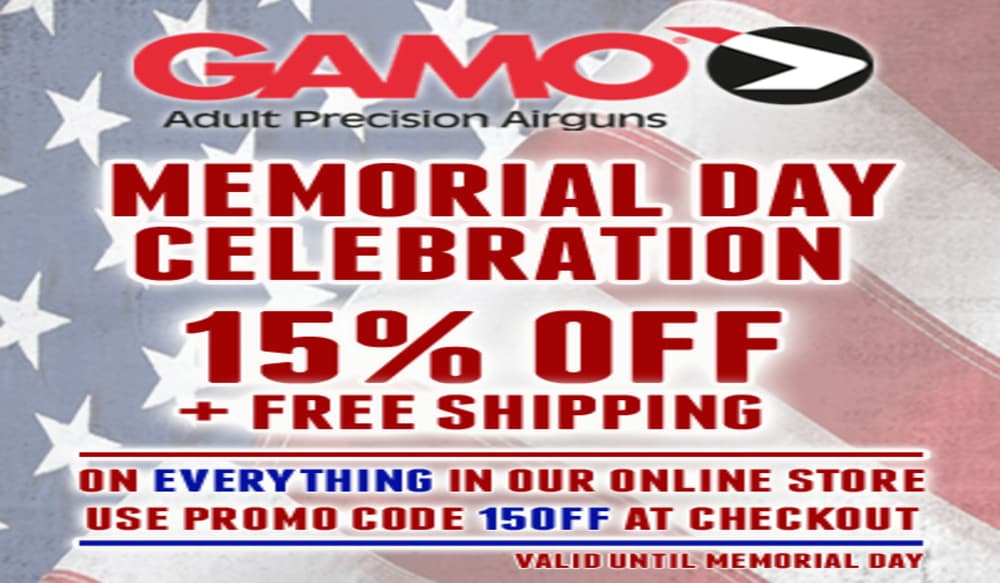 Gamo Outdoor USA Announces It's Annual Memorial Day Promotion OutdoorHub
