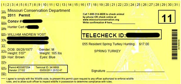 Missouri Department of Conservation e-Permits Let Hunters Buy Permits Online