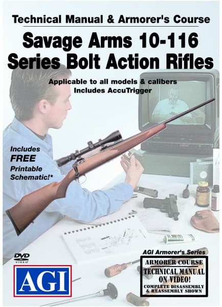 American Gunsmithing Institute Launches Savage 10/110 Series Bolt Action Rifles DVD