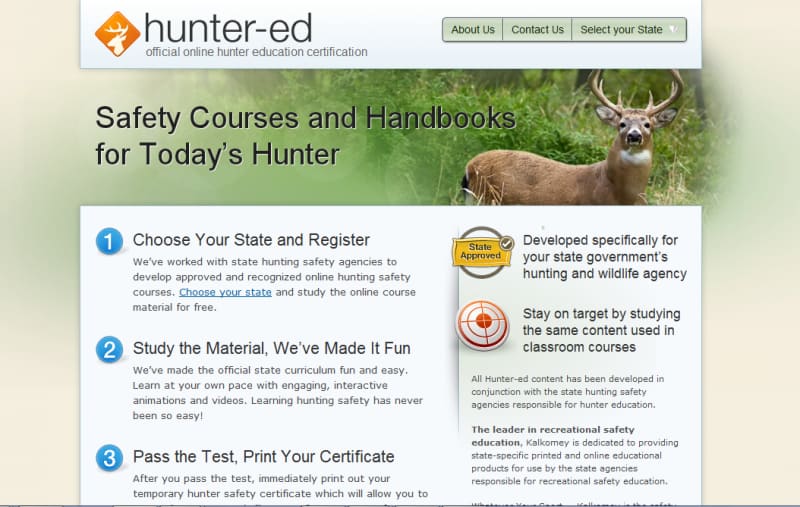 Upgrades to Several States’ hunter-ed.com Courses Help Students Learn how to be Safe and Successful