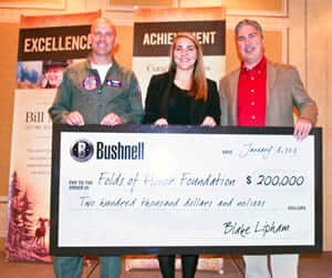 Bushnell Outdoor Products Provides $200,000 Contribution to Folds of Honor Foundation