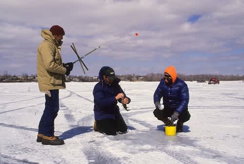 Vermont Ice Fishing Opportunities are Great Where Ice is Safe