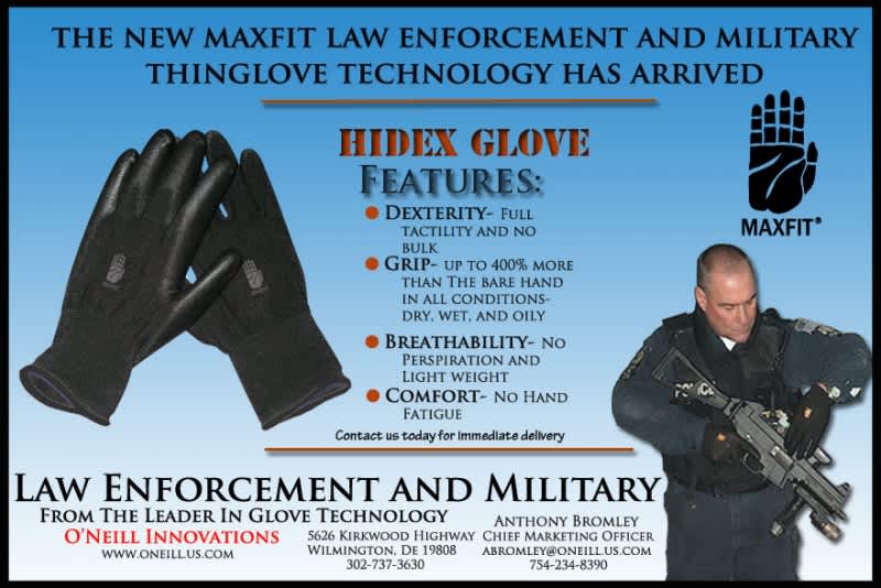 The Maxfit Glove with Thinglove Grip Technology