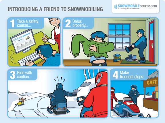 Celebrate ‘Take a Friend Snowmobiling Week’ With Safety and Savings