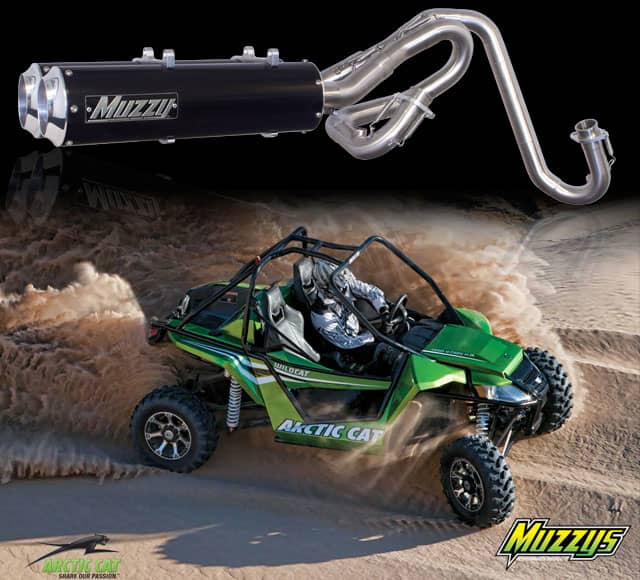 Arctic Cat Wildcat 1000 Exhaust Now Available from Muzzy Performance Products