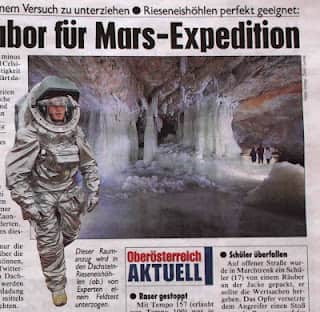 European Caves Used as Test Beds for Mars Exploration