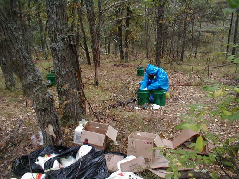 Wisconsin Hunter Finds Environmentally-Damaging Backwoods Gold Reclamation Lab
