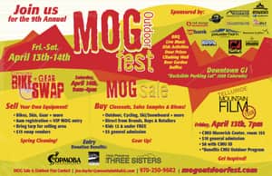 Announcing the 9th Annual “MOG Outdoor Fest” in Grand Junction, Colorado