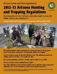 2012-13 Arizona Hunting and Trapping Regulations Available Online