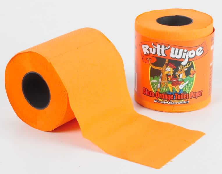 Rutt Wipe Introduces Blaze Orange Toilet Paper