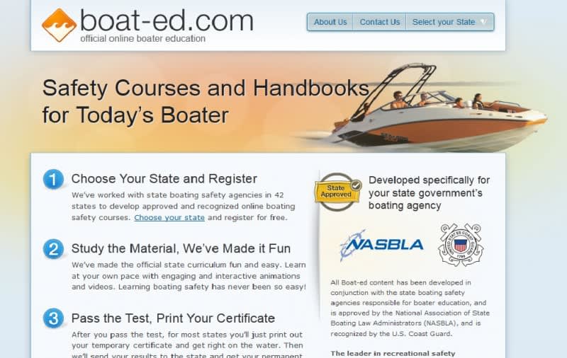 Make Plans to Take a Boater Safety Course for the May 19-25 National Safe Boating Week