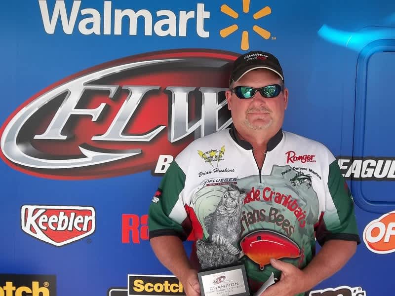Huskins Wins Walmart Bass Fishing League North Carolina Division on Lake Wylie