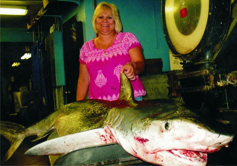 Angler Sets Women’s State Record for Tiger Shark in Georgia