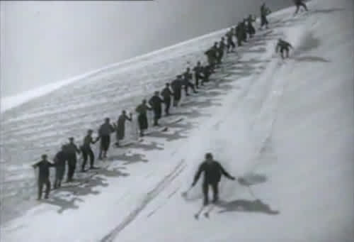 Video: Skiing Highlights from the 1931 German Film “The White Flame”