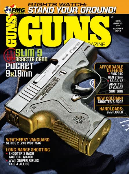 Beretta “Slim 9” Nano Featured in GUNS Magazine August Issue