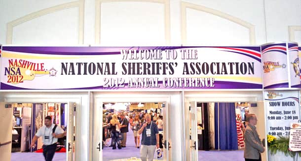 Kicking Things Off at the National Sheriffs’ Association 2012 Convention