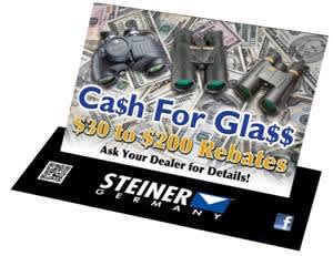 Steiner’s Cash for Glass Binocular Rebate Starts Now