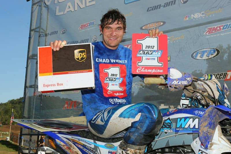 Wienen Wins First AMA Pro ATV Championship aboard YFZ450R, Yamaha Wins AMA Pro ATV Manufacturer’s Title