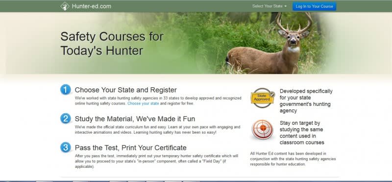 Hunter Safety Course at Hunter-ed.com Features New Videos