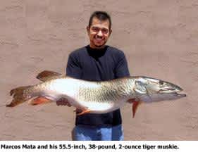 Another Monster Muskie, Another State Record at New Mexico’s Bluewater Lake