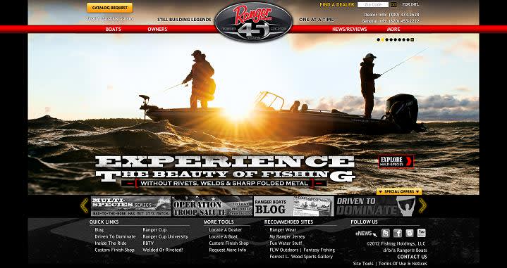 Ranger Boats Unveils Redesigned Website Experience