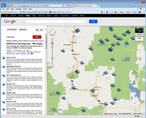 Oregon DFW Maps Point to Southwest Oregon Fishing Locales