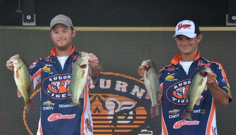 Auburn Dominates on Lake Wylie Winning FLW College Fishing Southeastern Conference