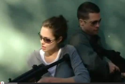 Out of the Frying Pan and Into the Firearms: Angelina Jolie Gets Shooting Range as Wedding Gift from Brad Pitt