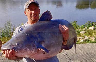 Monster Blue Catfish Certified as Kansas Record