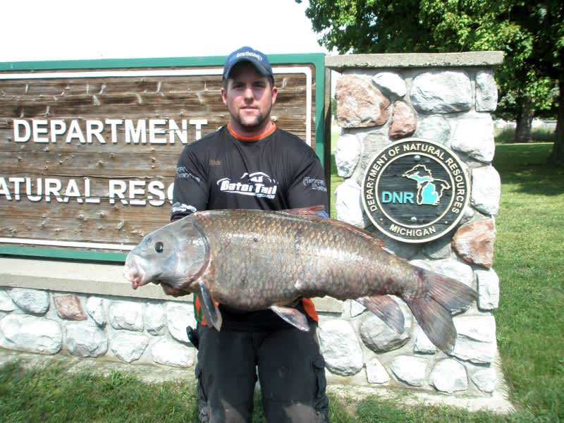 Michigan Angler Catches State Record Black Buffalo in Allegan County