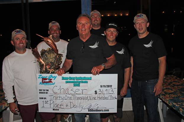 Chaser Wins 2012 Zane Grey Invitational Marlin Tournament
