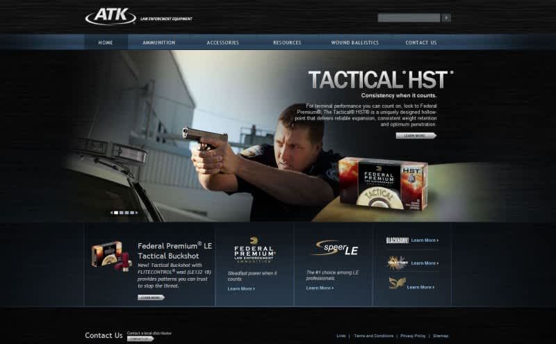 ATK Launches Enhanced Law Enforcement Website