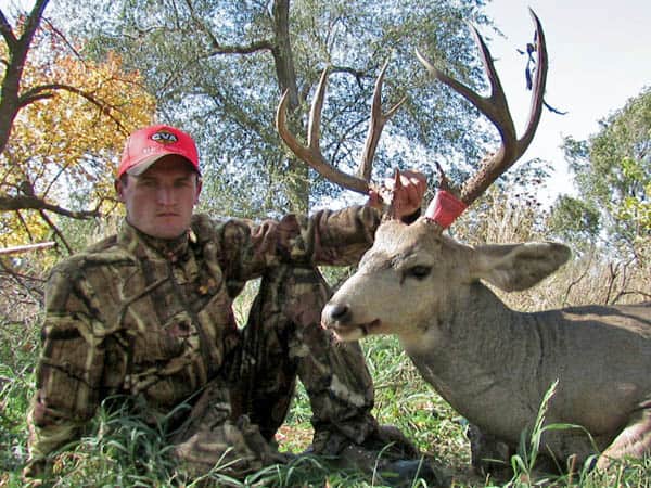 Blake Garrett’s First CVA Muzzleloader Mule Deer Buck