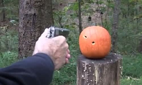 Video: Pumpkin Carving with a Colt .45