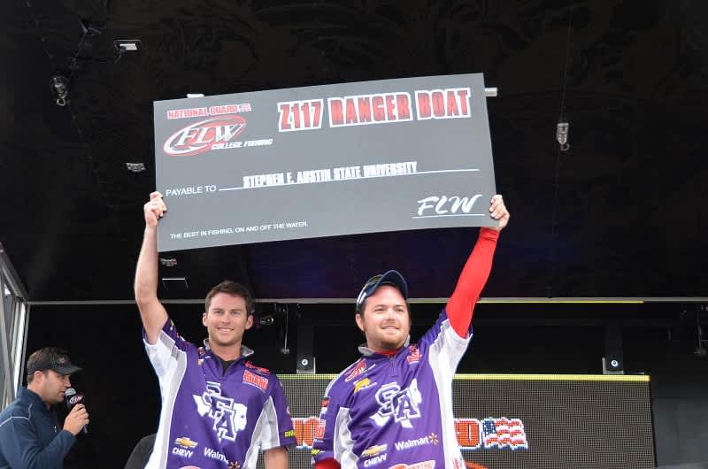 Stephen F. Austin Wins FLW College Fishing Southern Conference Championship on Lake Dardanelle