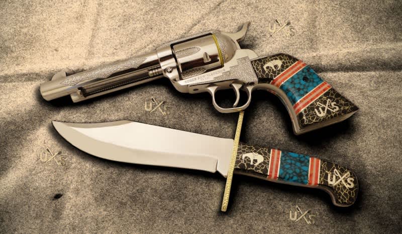 Navajo Artisan David Yellowhorse Adds Classic Beauty to New Gun and Knife Set