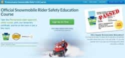 PA Launches Snowmobile Safety Class at Snowmobile-ed.com