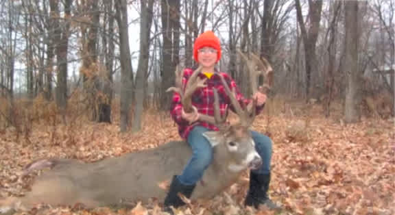 Twelve-year-old Shoots 27-point, 229-pound Monster Buck in Minnesota