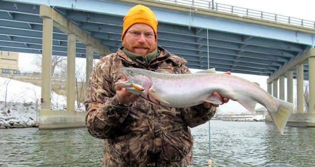 The Down-low on Trolling Upstream in a Michigan Winter