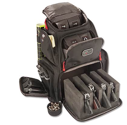 NRA Handgunner Backpack Fits Four Guns and Shooting Gear