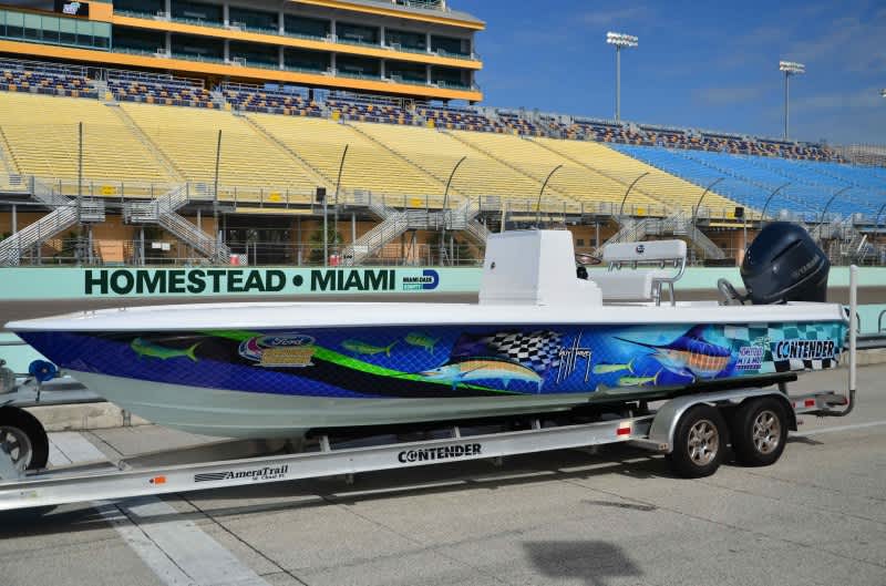 Ford Ecoboost 400 Winner to Receive Contender Boat Outfitted with Guy Harvey Design