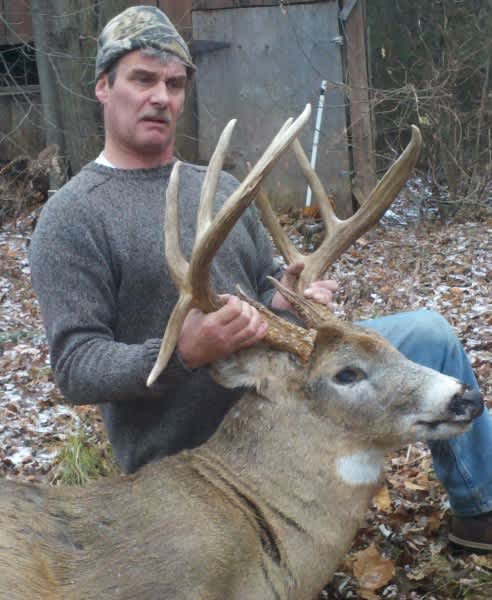 Connecticut Hunter Shoots Giant Buck Over Still Steamin’ Mock Scrape
