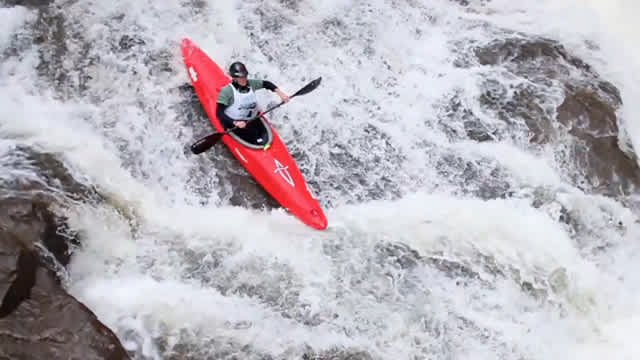 Video: Amazing Aerial View of Annual Whitewater Kayaking Race on the Green River
