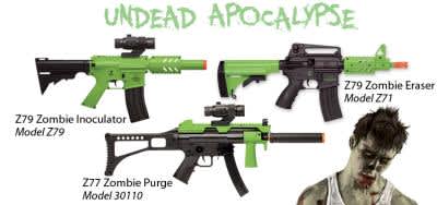 Crosman Introduces Three new Undead Apocalypse Zombie AEG Airsoft Rifles