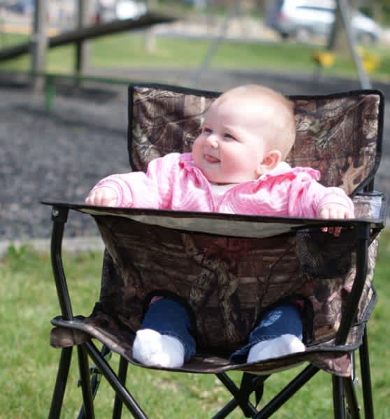 Jamberly Partners with Mossy Oak for the CIAO! Baby Go Anywhere High Chair