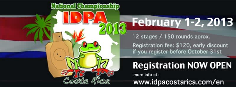 IDPA Costa Rica Invites You to Shoot the 2013 Costa Rican National Championship