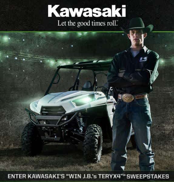 Kawasaki Launches Teryx4 Sweepstakes for Lucky PBR Fans in 2013